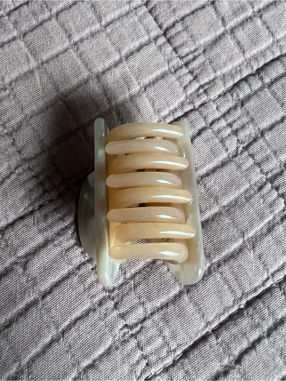 MACHETE - Twin Heirloom Hair Claws Sand Shell Pearl 🐚 - Picture 4 of 5